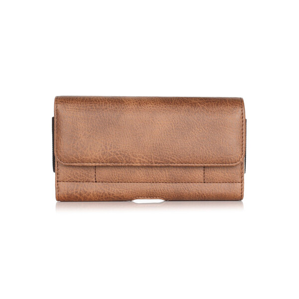 Estuche horizontal para cinto 5.5-6.5" color marrón  Estuche Horizontal Para Cinto 5.5-6.5" Color Marrón 