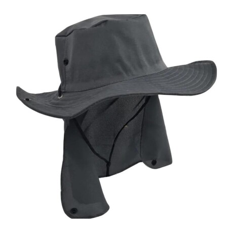Sombrero de pescador con cubrenuca y protección UV50+ KING BRASIL Chumbo