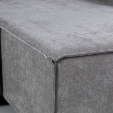 Rinconera Urban - Tela Microfibra - Chaise derecho 12074 (Ceniza)