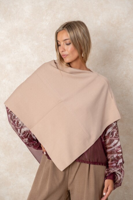 PONCHO SACHA Camel