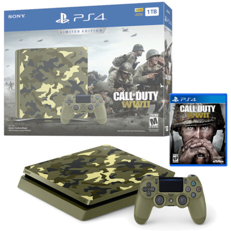Consola Playstation 4 1TB Slim Call Of Duty Wwii 001