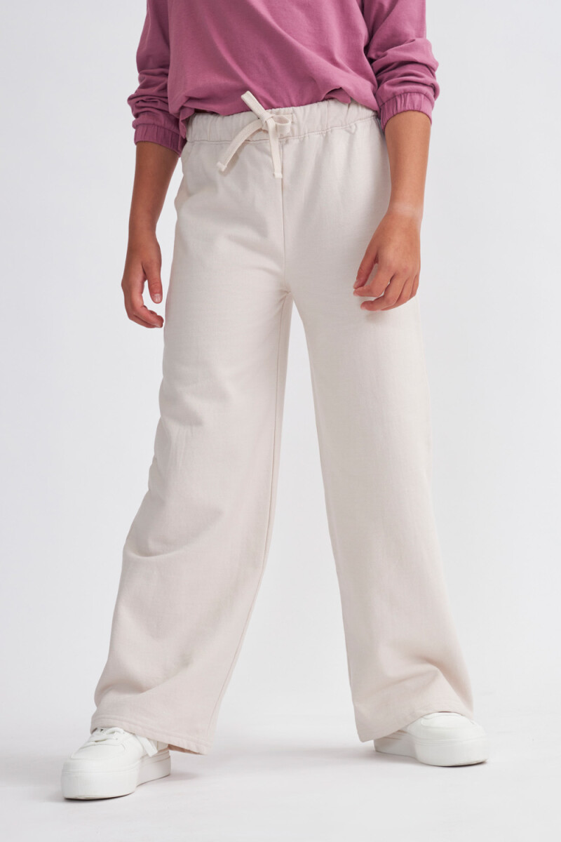 Pantalón deporitvo oxford Beige