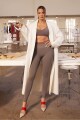Bra Seamless V-Neck Push-Up Low Impact Bra Mujer Desert Shadows/Heated Red Fabletics