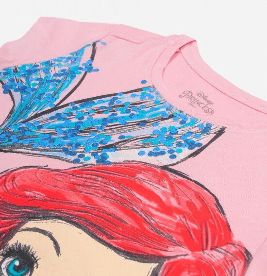 Camiseta niña Princesas Disney ROSA
