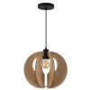 COLGANTE LANT MADERA E27 - NEGRO COLGANTE LANT MADERA E27 - NEGRO