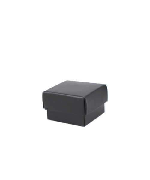 Caja eco 01 - 4x4x2,5 cm. NEGRO