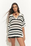 Blusa tejida negro