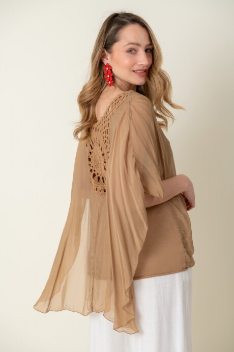 BLUSA DALIA Camel