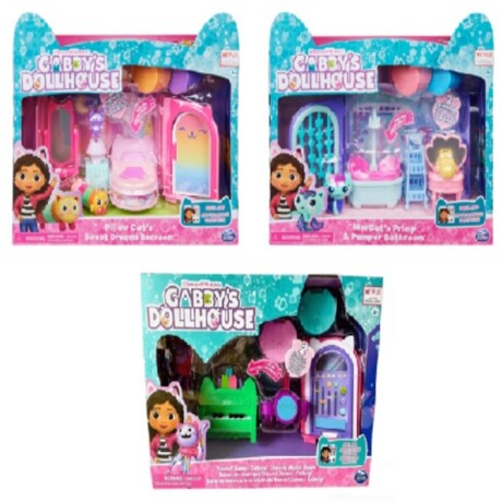 GABBYS DOLLHOUSE - Set de Habitaciones Surtido 001