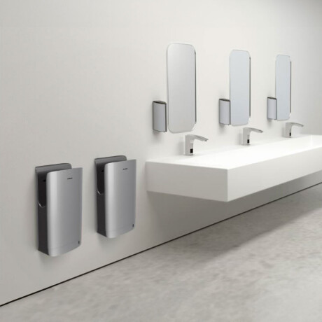 Secador de Manos Acero Inoxidable Gris 1400W GRIS