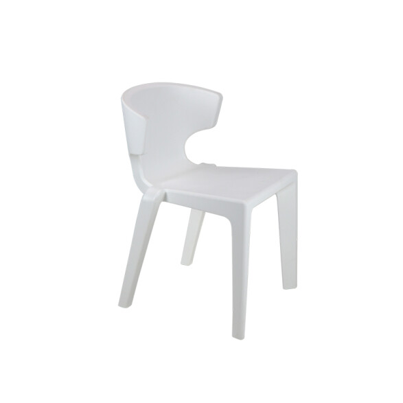 Silla apilable blanca "MARYLIN" TD0560
