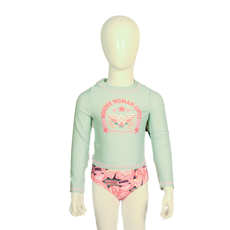 Malla DC Wonder Woman Protección UV de Niños - WWIISS24805 Verde Agua