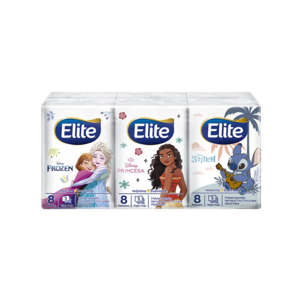 ELITE PAÑUELO COMPACTO DISNEY X 6 X 36