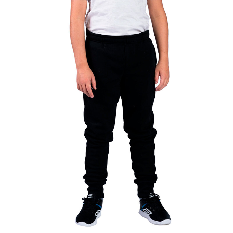 Umbro Pantalon Felpa c/puño Jr. Negro