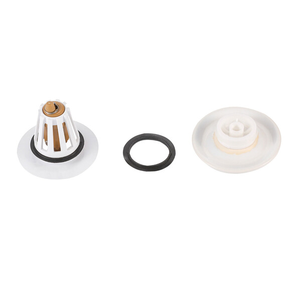 Tapa Cerámica Tapon Pileta Con Filtro Pop Up Drenaje Baño Color Blanco