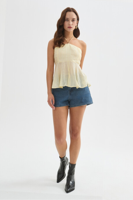 Tops Miso Amarillo Palido