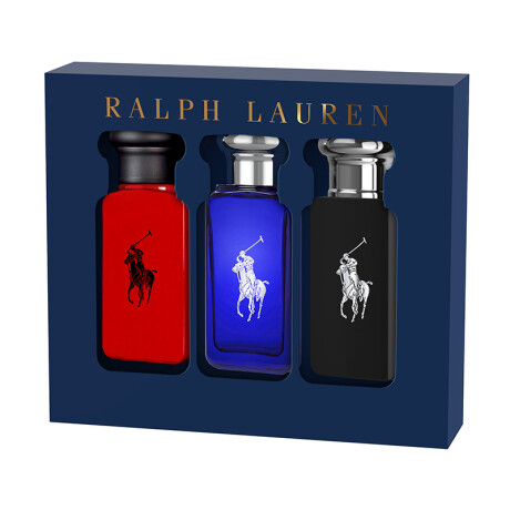 Ralph Lauren Coffret Perfume Polo Red + Blue + Black EDT 30 ml Ralph Lauren Polo Red + Blue + Black EDT 30ml