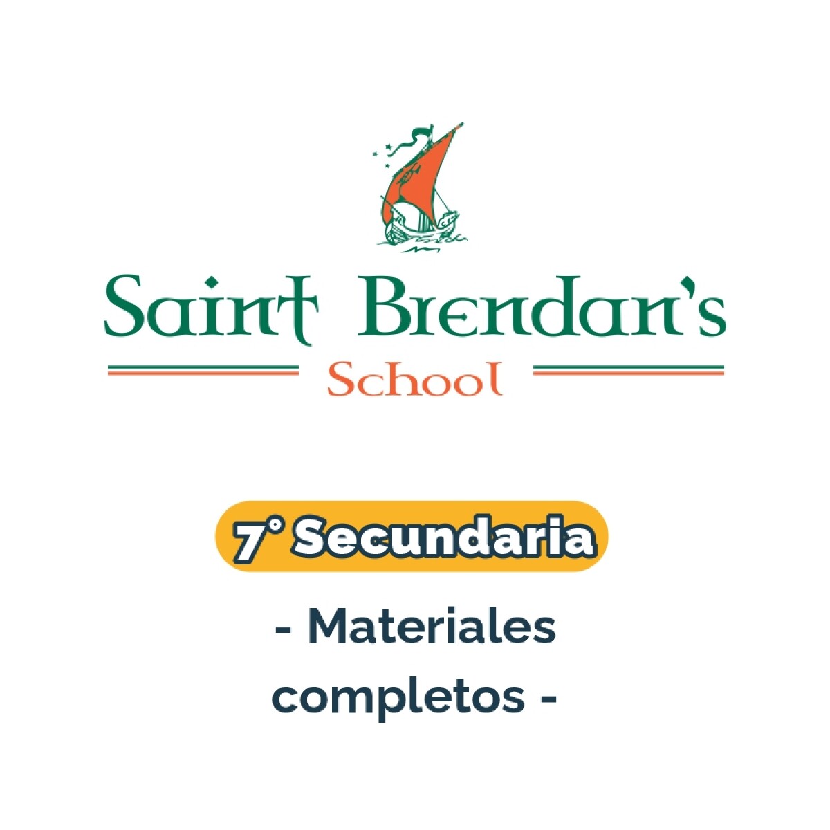 Lista de materiales - Secundaria 7mo Materiales completos SB 
