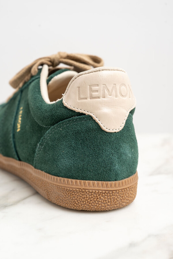 Zapatilla Gamuza Verde