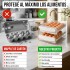 Huevera Caja Almacenamiento De Huevos Doble Capa 40 Unidades Organizador refrigerador cocina IMBACK Color Blanco Huevera Caja Almacenamiento De Huevos Doble Capa 40 Unidades Organizador refrigerador cocina IMBACK Color Blanco