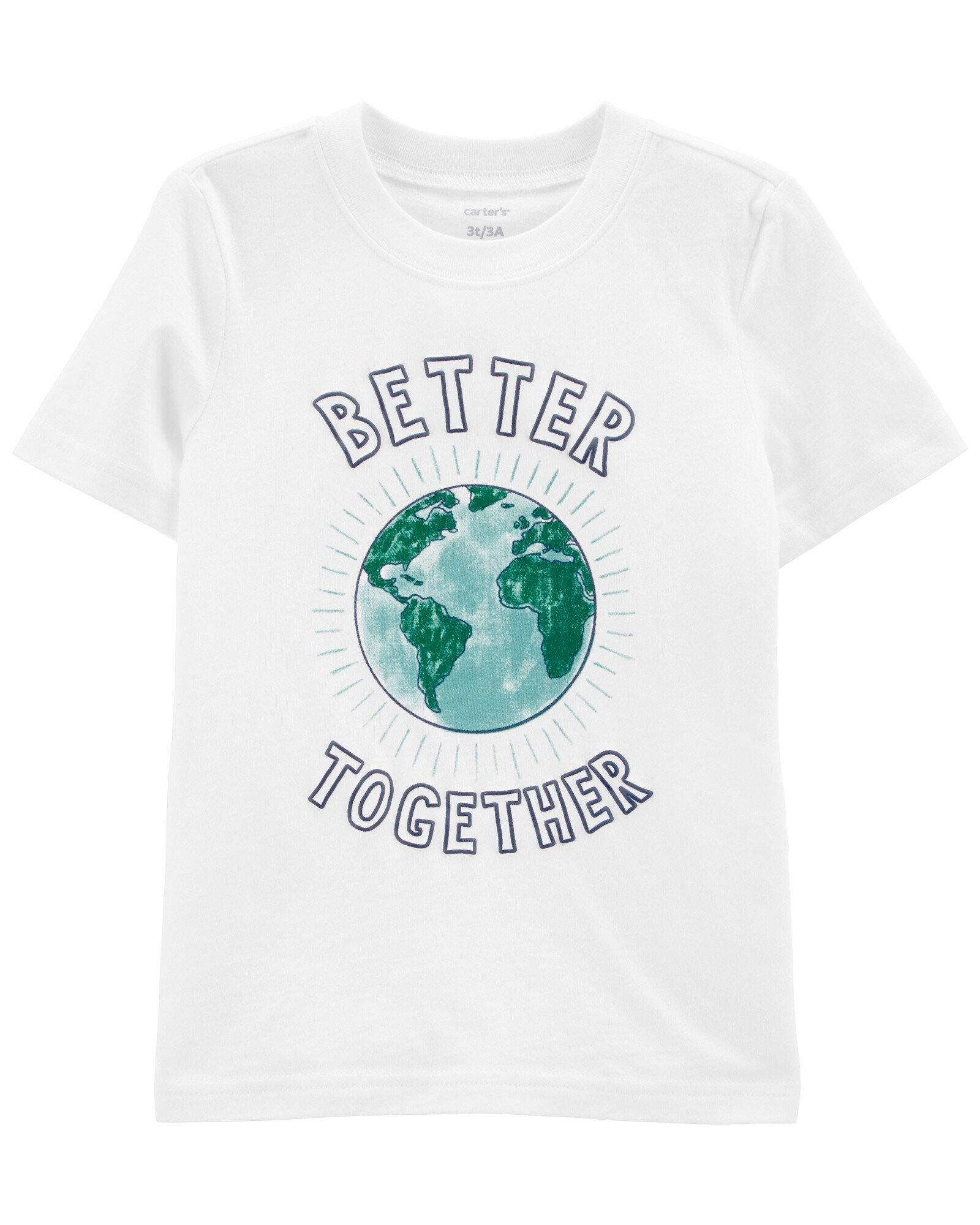 Remera de jersey manga corta "better together" 0