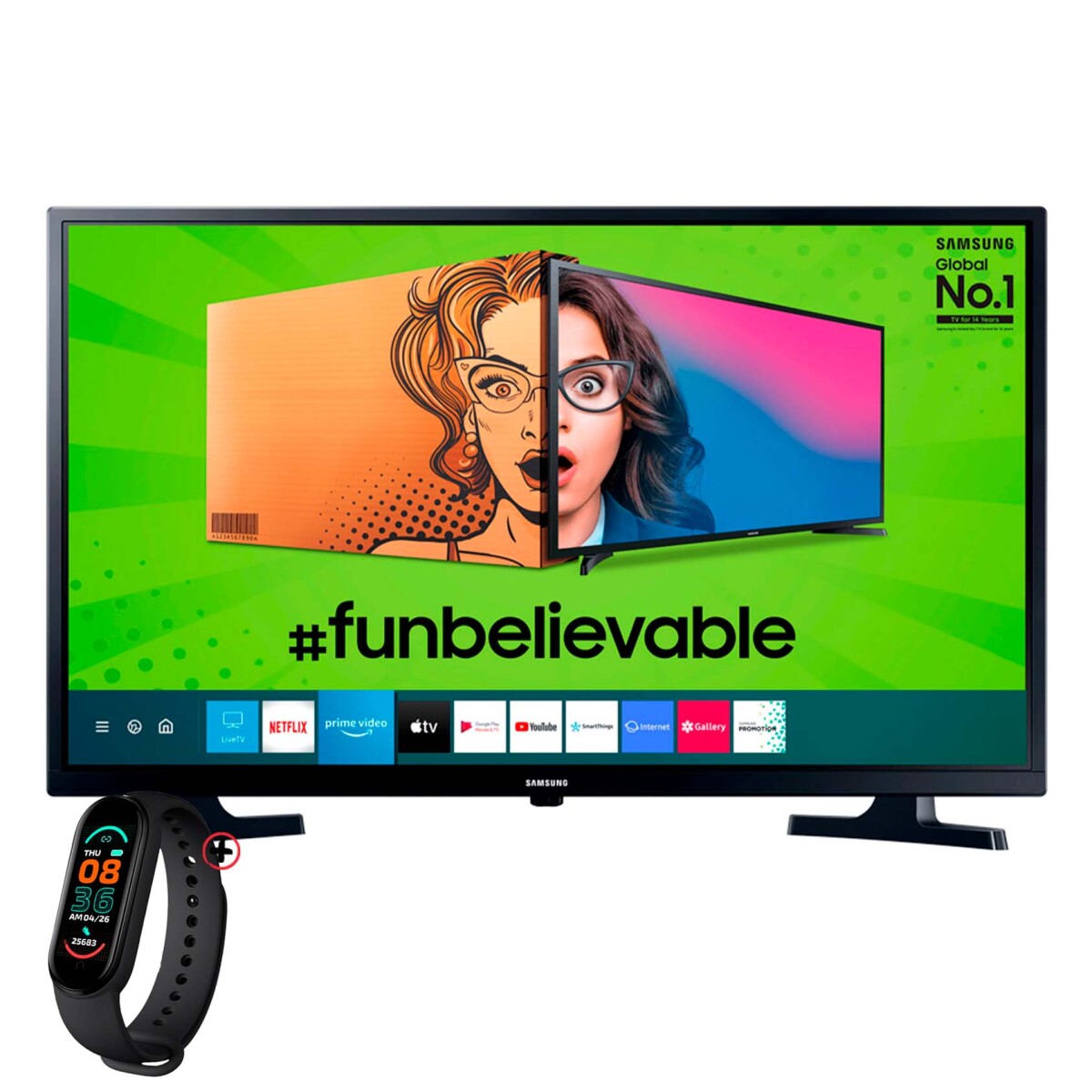 Smart Tv Led Samsung 32 Netflix Wi Fi + Smartwatch 
