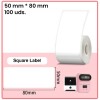 Etiqueta 50mm*80mm blanca impresora M110 100 uds. Etiqueta 50mm*80mm blanca impresora M110 100 uds.