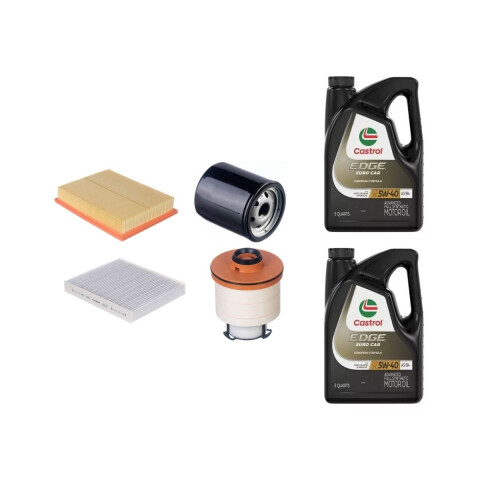KIT DE FILTROS Y ACEITE 5W40 CASTROL Kit De Filtros Y Aceite 5w40 Castrol