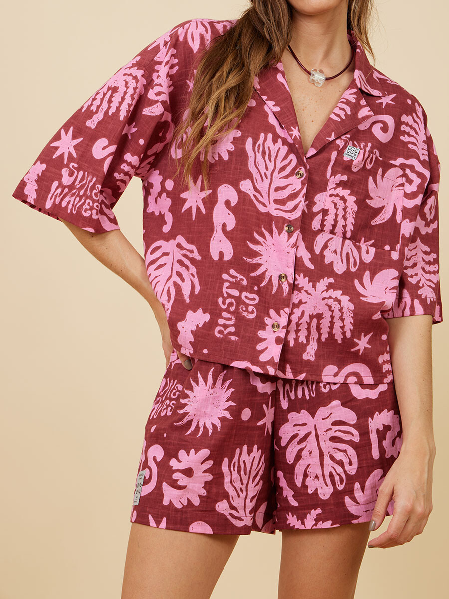 CAMISA NAHUAL RUSTY - Berry 