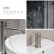 JUEGO DE GRIFERIA SIGNATURE BRUSHED NICKEL CON BARRAL GRIS-BRUSHED NICKEL