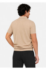 Remera Arrow Tejida con Cuelllo BEIGE