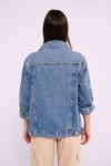 Campera de jean Azul