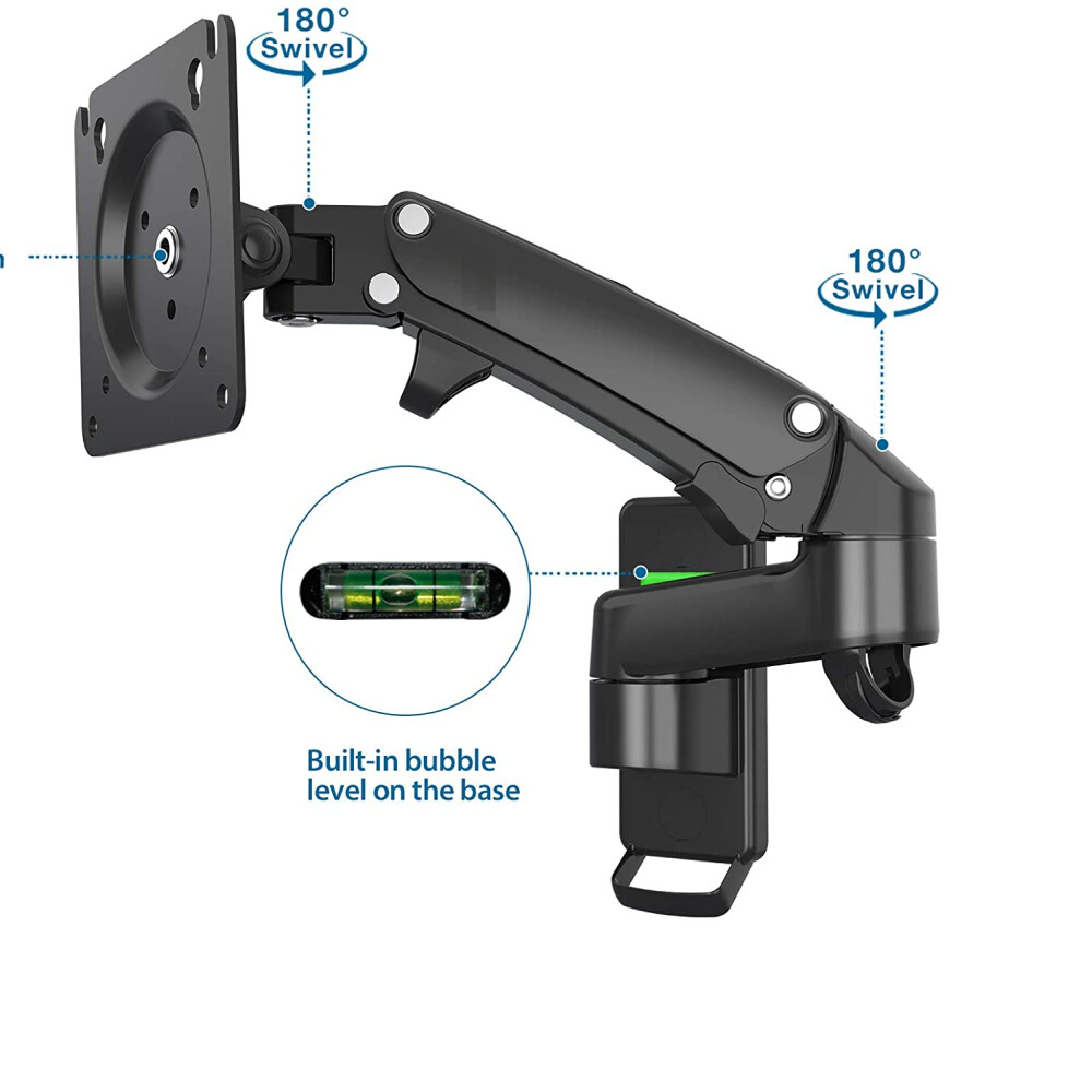 Soporte Movil de Pared para Monitor de 17" a 35" Sistema a Gas Soporte Movil de Pared para Monitor de 17" a 35" Sistema a Gas