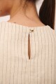 TOP CITRIC Rayas Beige