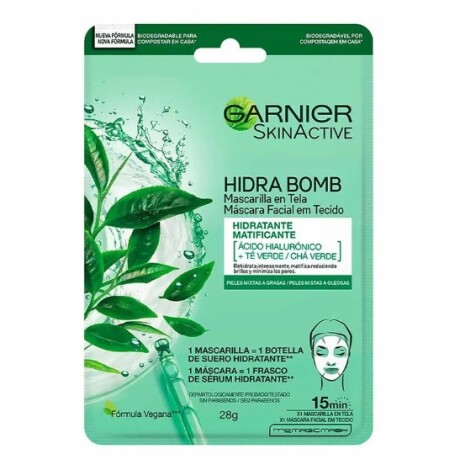 Garnier Skinactive mascarilla en tela Hidra Bomb matificante