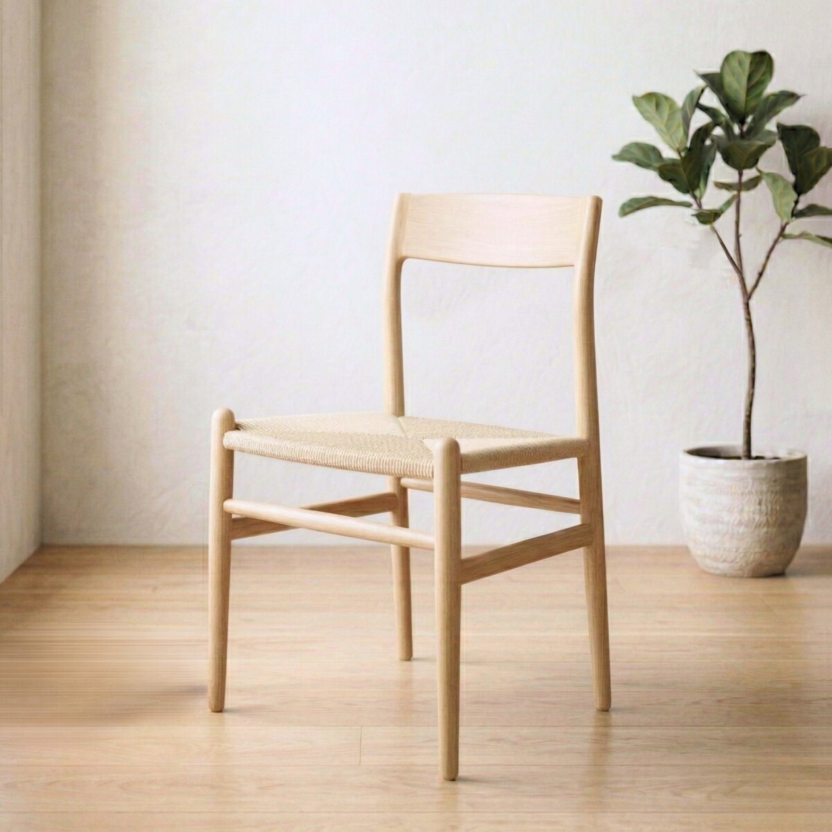 Silla de Comedor Madera natural Beige Portugal - Origen 