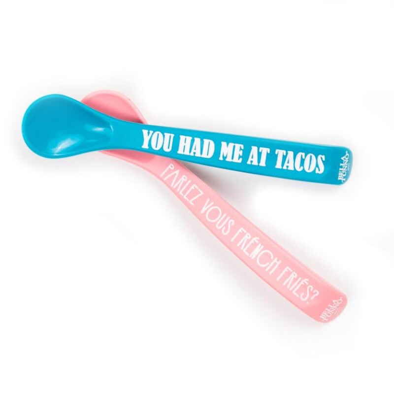Set x2 cucharas de silicona You Had Me at Tacos