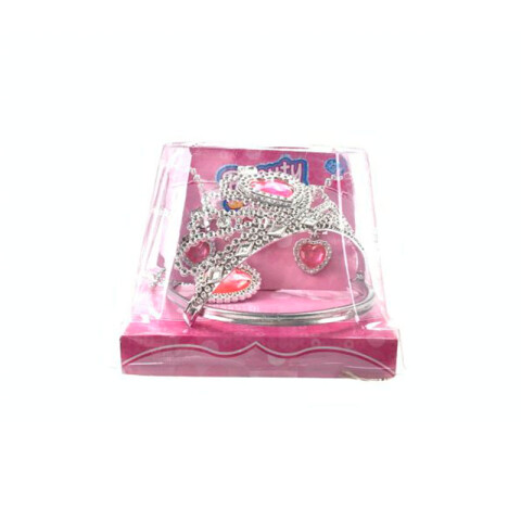 Outlet Corona c/aretes y collar 11x14x14cm Outlet Corona C/aretes Y Collar 11x14x14cm