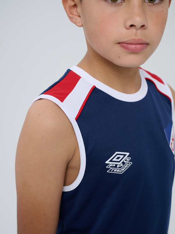 REMERA SIN MANGAS PROTRAINING A Nacional Junior Azul Marino