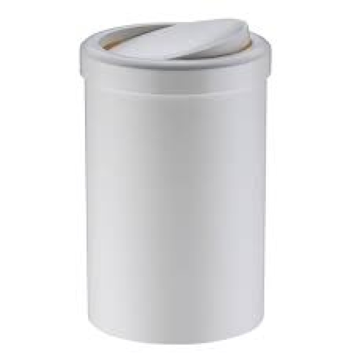 Basurero c/tapa 8 Lts blanco 