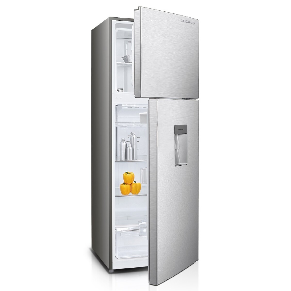 heladera refrigerador con dispensador de agua 348 litros xion 