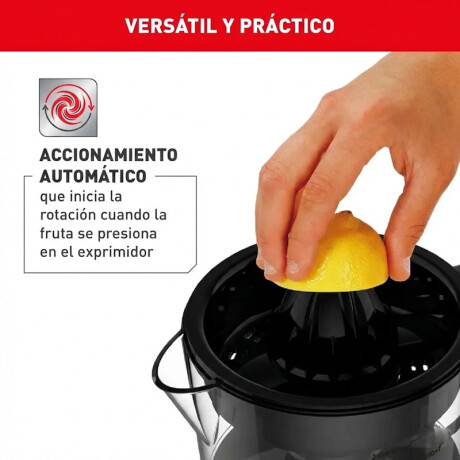 Exprimidor Arno Citrus Press | Capacidad de 0,75Lts. | Automática | Color negro. Exprimidor Arno Citrus Press | Capacidad de 0,75Lts. | Automática | Color negro.