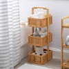 Organizador de 3 niveles madera bambú Organizador de 3 niveles madera bambú