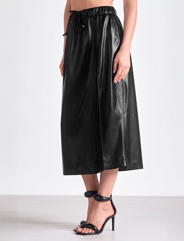Falda Midi NEGRO