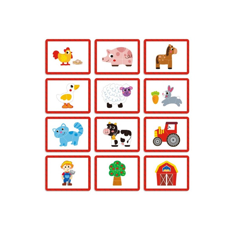 Puzzle Magnético de Madera – Granja Tooky Toy TOOKY TOY PUZZLE MAGNETICO DE MADERA DE LA GRANJA 409