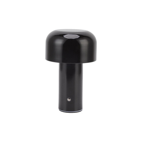 Lámpara de mesa hongo inalámbrica negro USB cálida AI9860