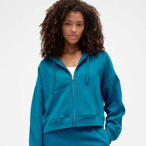 V-NL ICON FULL ZIP DEEP WATER TEAL