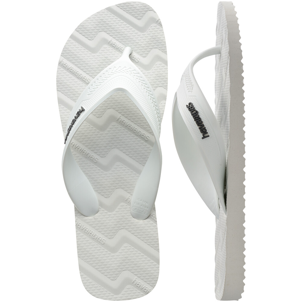 Sandalias Havaianas Track Waves Hombre Blanco