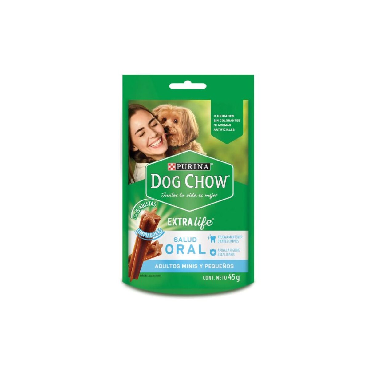 Dog Chow Salud Oral Adulto Peq/Mini 45 gr 