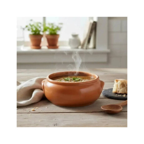 Cazuela C/ Asas Ceramica 600Ml Terracota. D12X6.7Hcm Cazuela C/ Asas Ceramica 600Ml Terracota. D12X6.7Hcm
